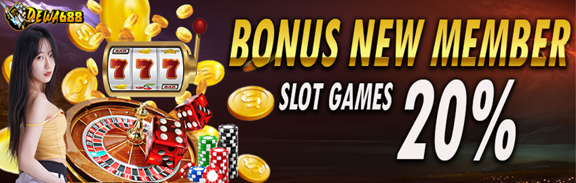 BONUS NEW MEMBER 20%