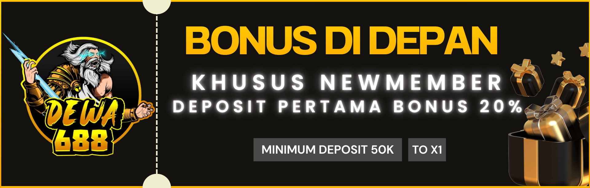 BONUS NEW MEMBER 20%