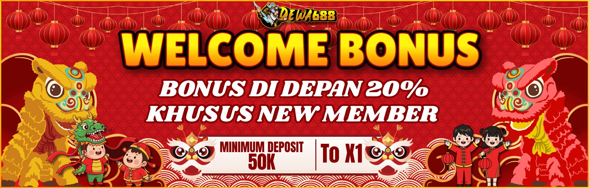 BONUS NEW MEMBER 20%