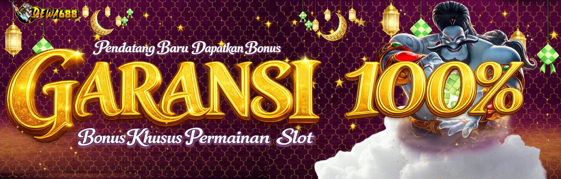 🔥 PROMO GARANSI 100% KHUSUS NEW MEMBER – DEWA688 🔥