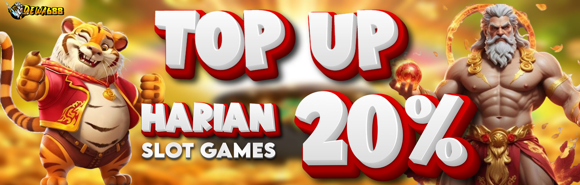 BONUS TOP UP HARIAN 20%