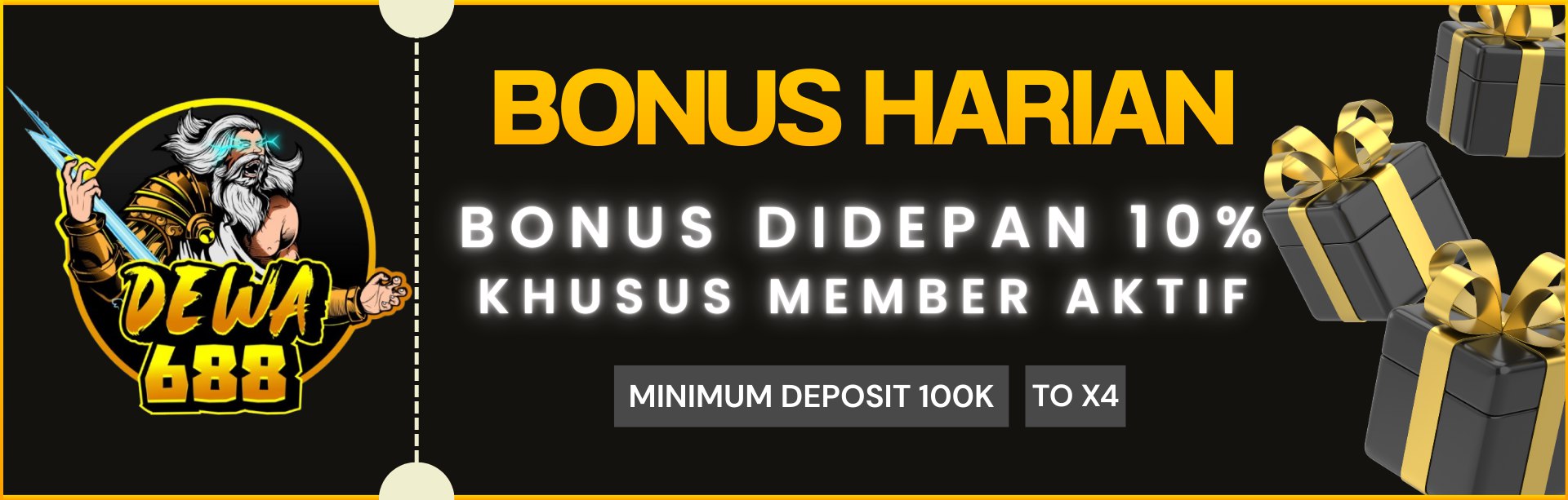 BONUS TOP UP HARIAN 10%