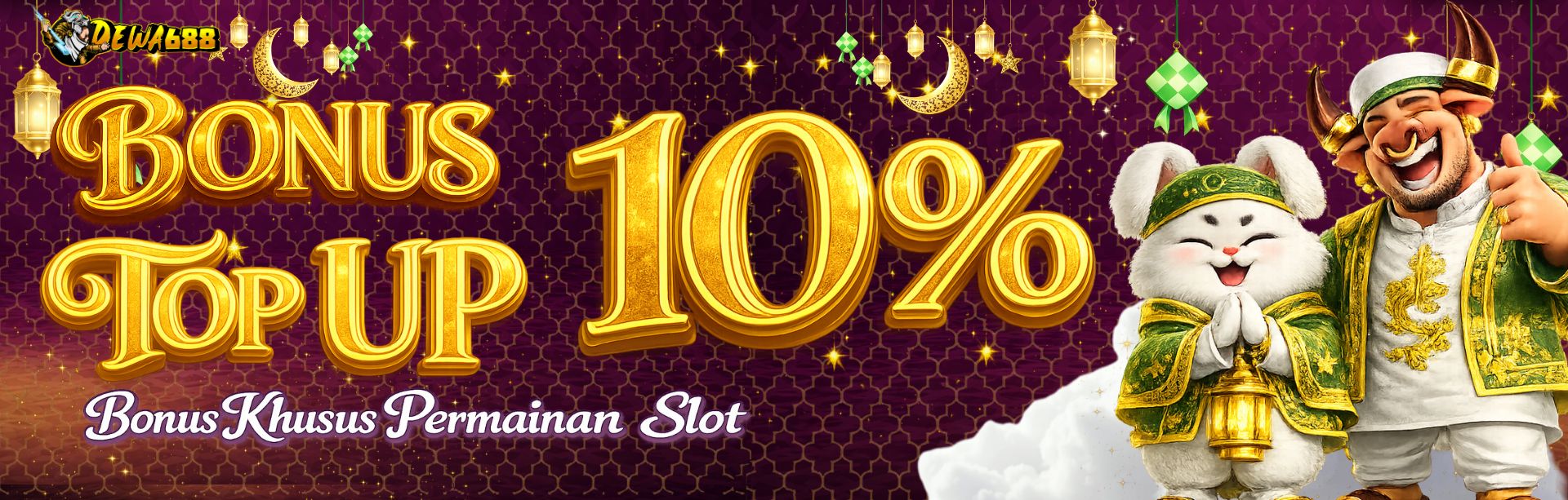 BONUS TOP UP HARIAN 10%