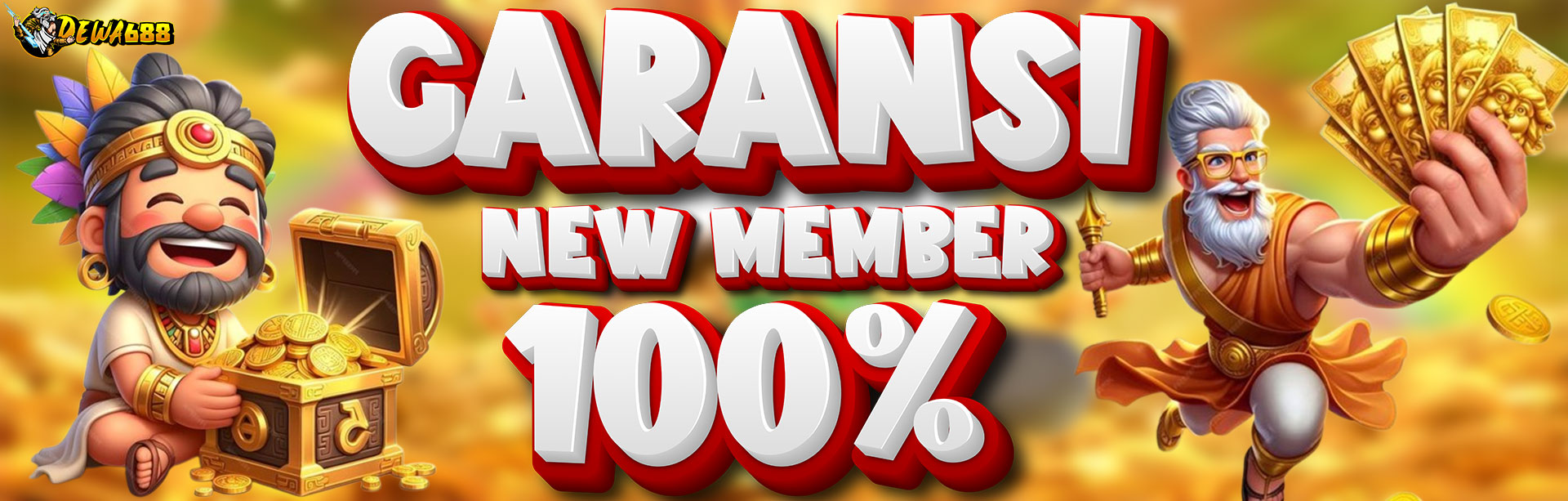 BONUS GARANSI NEW MEMBER 100%