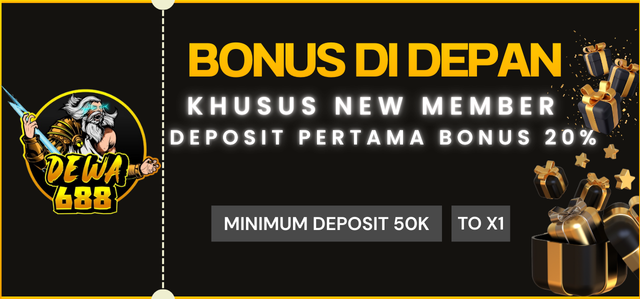 BONUS NEW MEMBER 20%