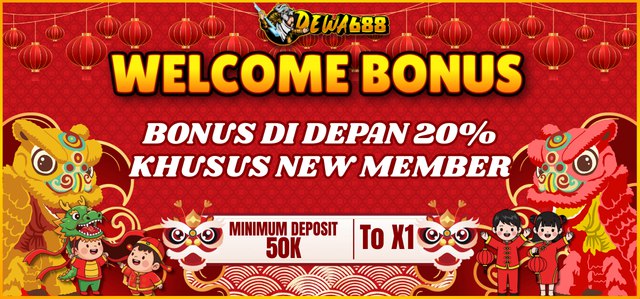 BONUS NEW MEMBER 20%