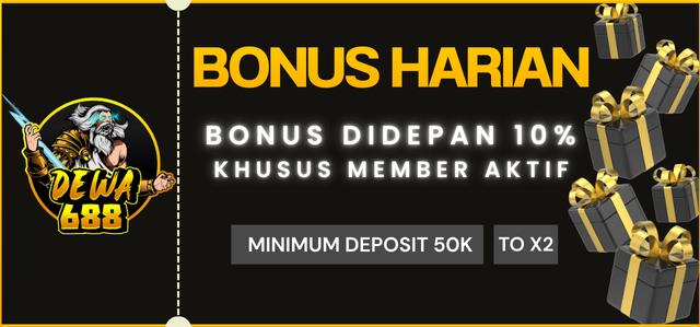 BONUS TOP UP HARIAN 10%