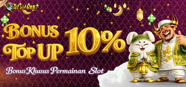 BONUS TOP UP HARIAN 10%