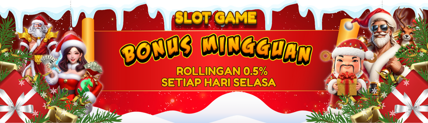 BONUS ROLLINGAN MINGGUAN 0,5%