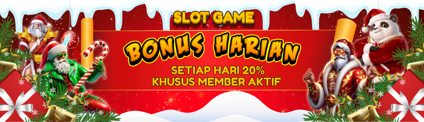 BONUS TOP UP HARIAN 20%