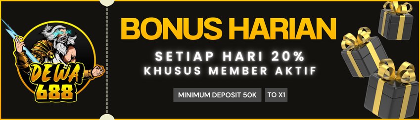 🎁 BONUS TOP UP HARIAN 10%
