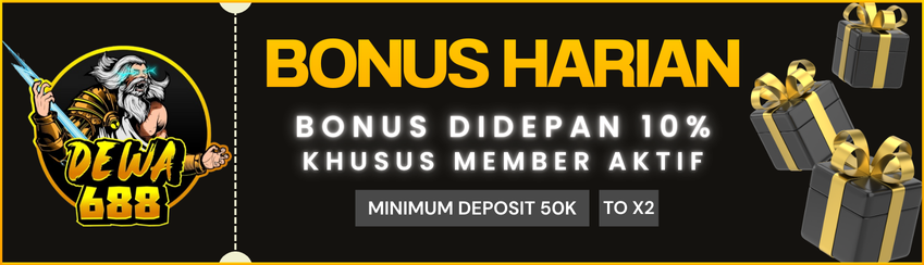 🎁 BONUS TOP UP HARIAN 10%