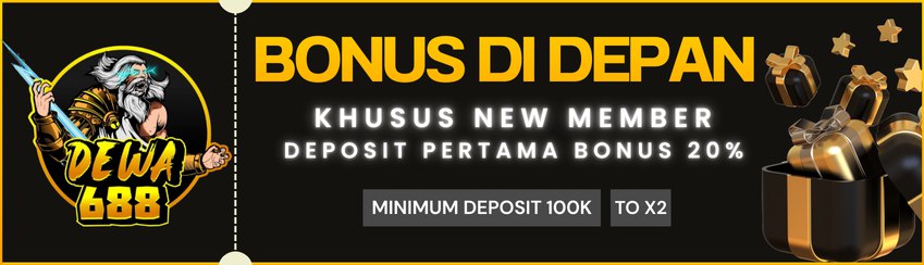 🎁 BONUS NEW MEMBER 20%