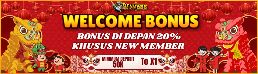 🎁 BONUS NEW MEMBER 20%