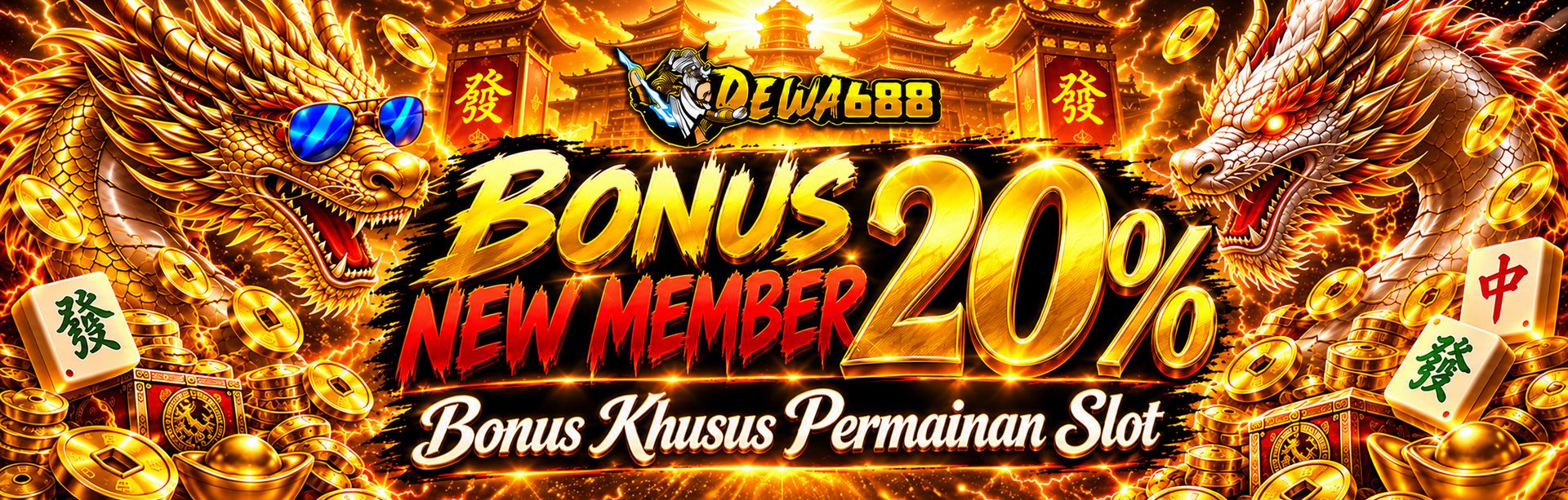 🔥 BONUS NEW MEMBER 20% 🔥