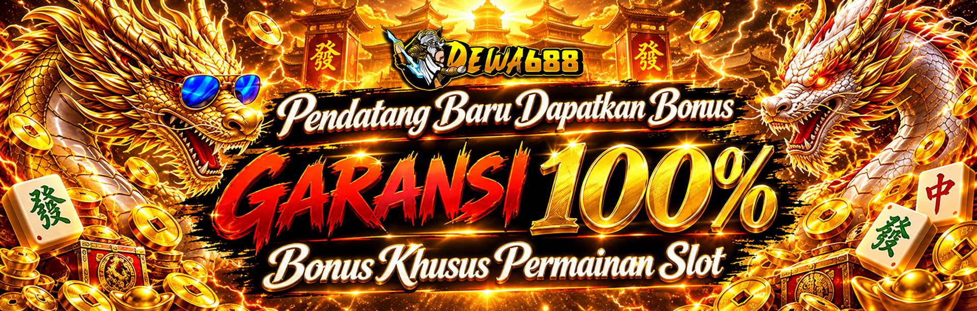 🔥 PROMO GARANSI 100% KHUSUS NEW MEMBER – DEWA688 🔥
