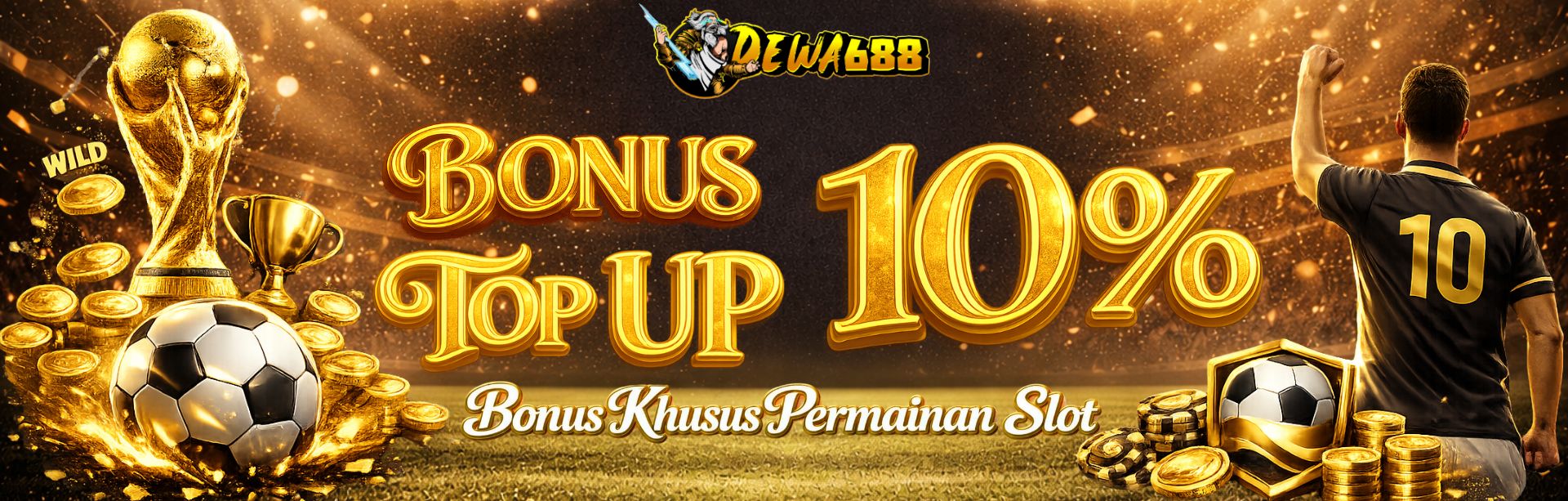 BONUS TOP UP HARIAN 10%