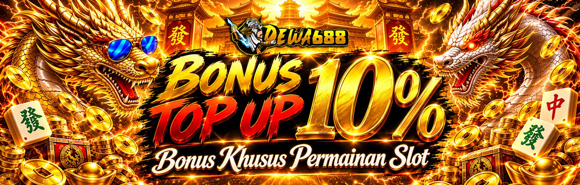 BONUS TOP UP HARIAN 10%
