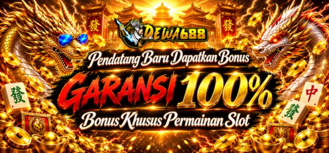 🔥 PROMO GARANSI 100% KHUSUS NEW MEMBER – DEWA688 🔥