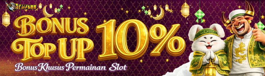 🎁 BONUS TOP UP HARIAN 10%