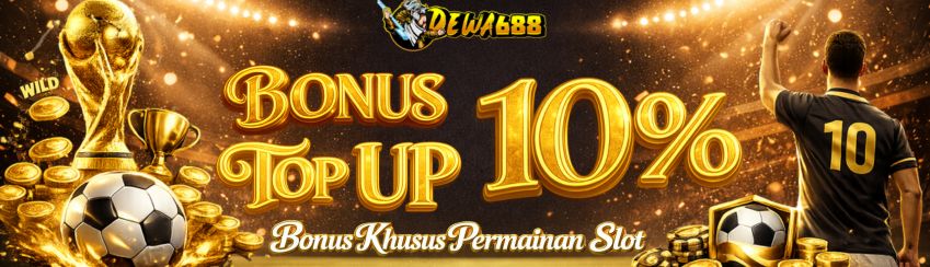 🎁 BONUS TOP UP HARIAN 10%