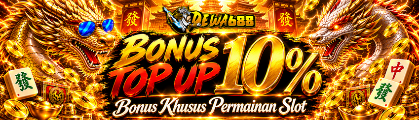 🎁 BONUS TOP UP HARIAN 10%