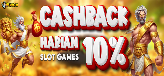 BONUS CASHBACK HARIAN 10%